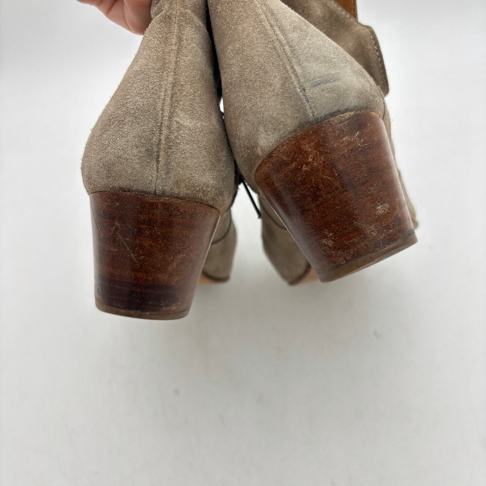 Isabel Marant Etoile Dicker Suede Ankle Boots Women's 39 Western Boho Booties - Picture 11 of 16